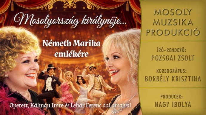 A Németh Marika tiszteletére írt Mosolyország királynője országos turnéra indul