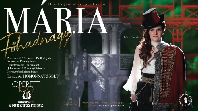 A TV-ben lesz látható a Mária főhadnagy a Budapesti Operettszínház színészeivel!