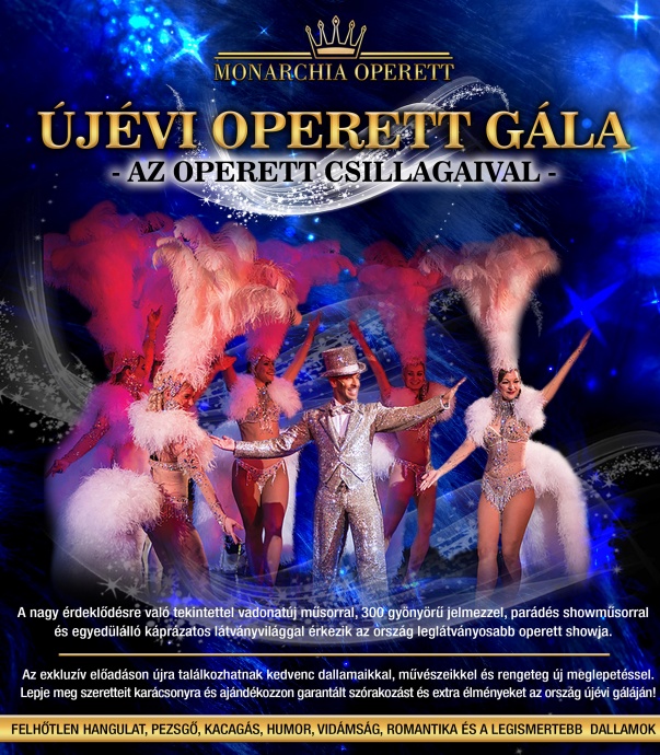 Újévi Operett Gála 2022-ben Miskolcon - Jegyek itt!